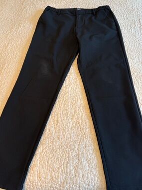 ICON Men's Black Straight-Leg Dress Pants